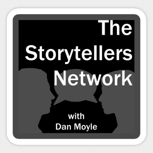 The Storytellers Network logo shirt Sticker